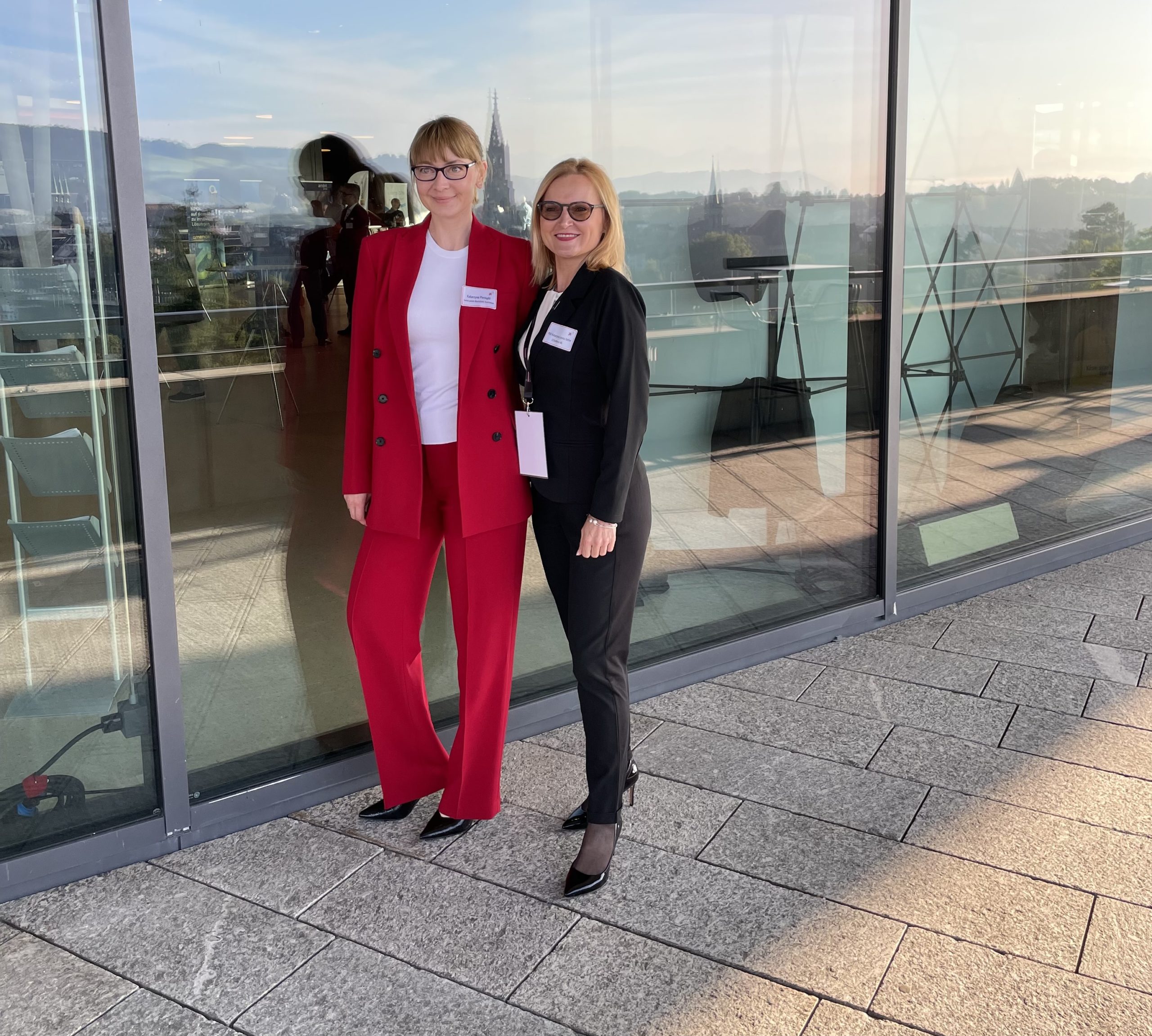 1st Polish Economic Forum in Switzerland SPBA President Katharina Lasota Heller and Vice President Kasia Pieniadz
