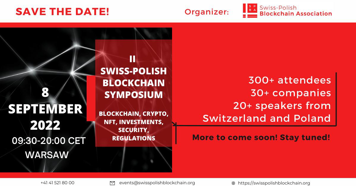 2nd Swiss-Polish Blockchain Symposium in Warsaw